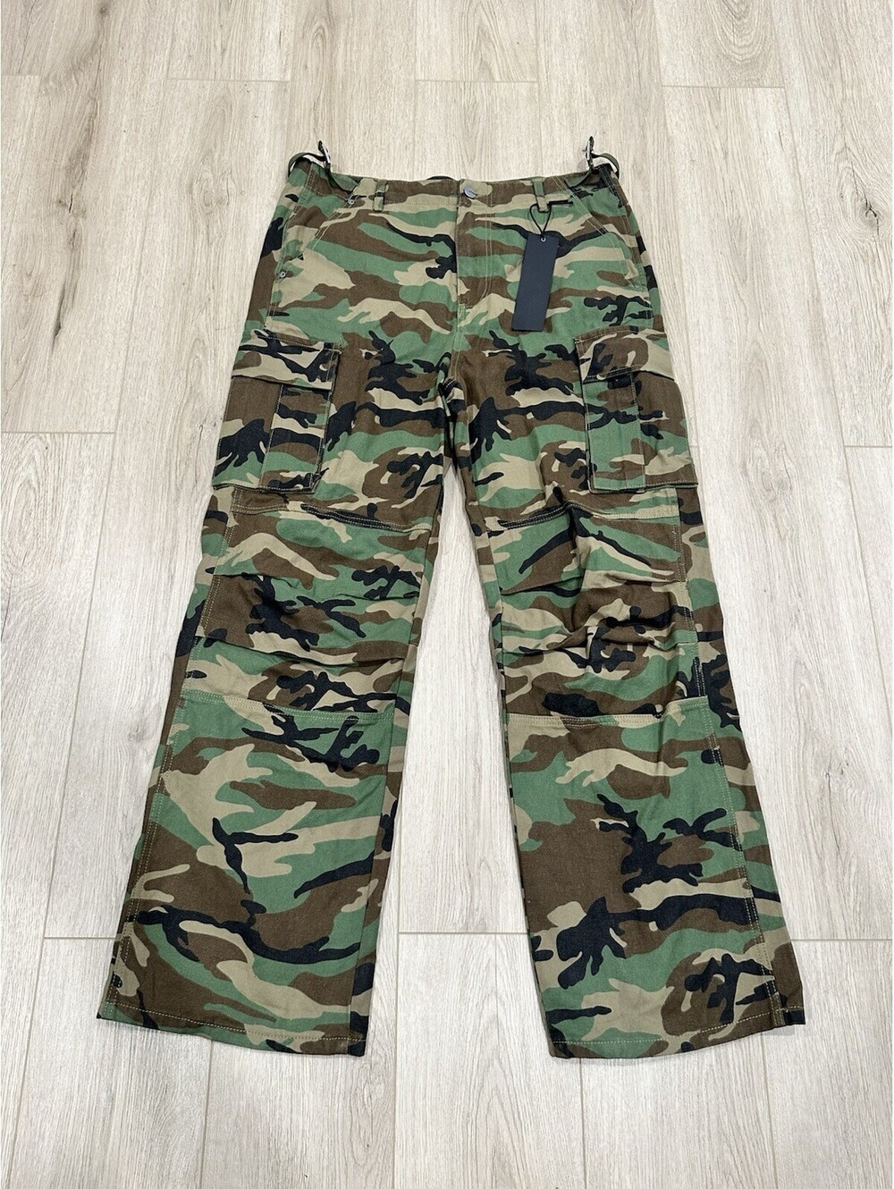 NWT EPTM CARGO PANTS WOODLAND CAMO NEW SIZE XL 36 WIDE LEG